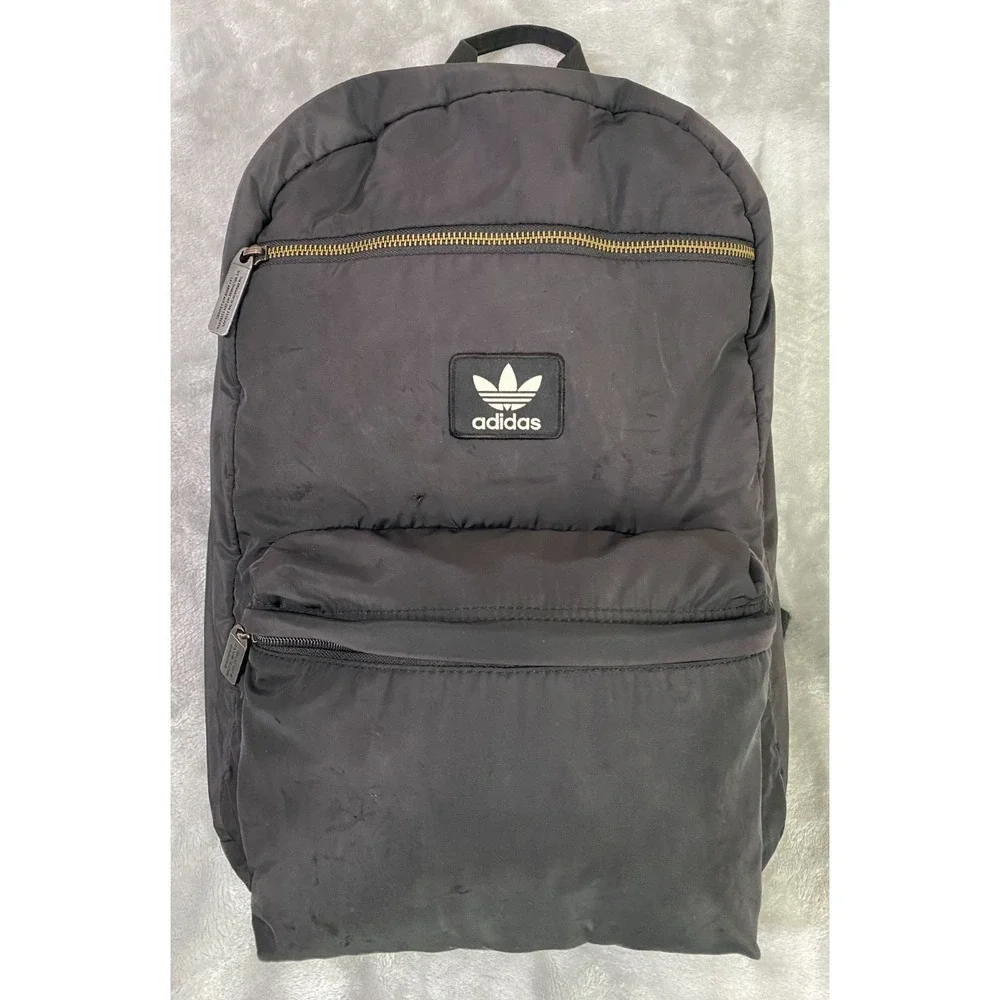 Adidas National Plus Backpack‎ Adult 25L Black 201433-L Trefoil School Work